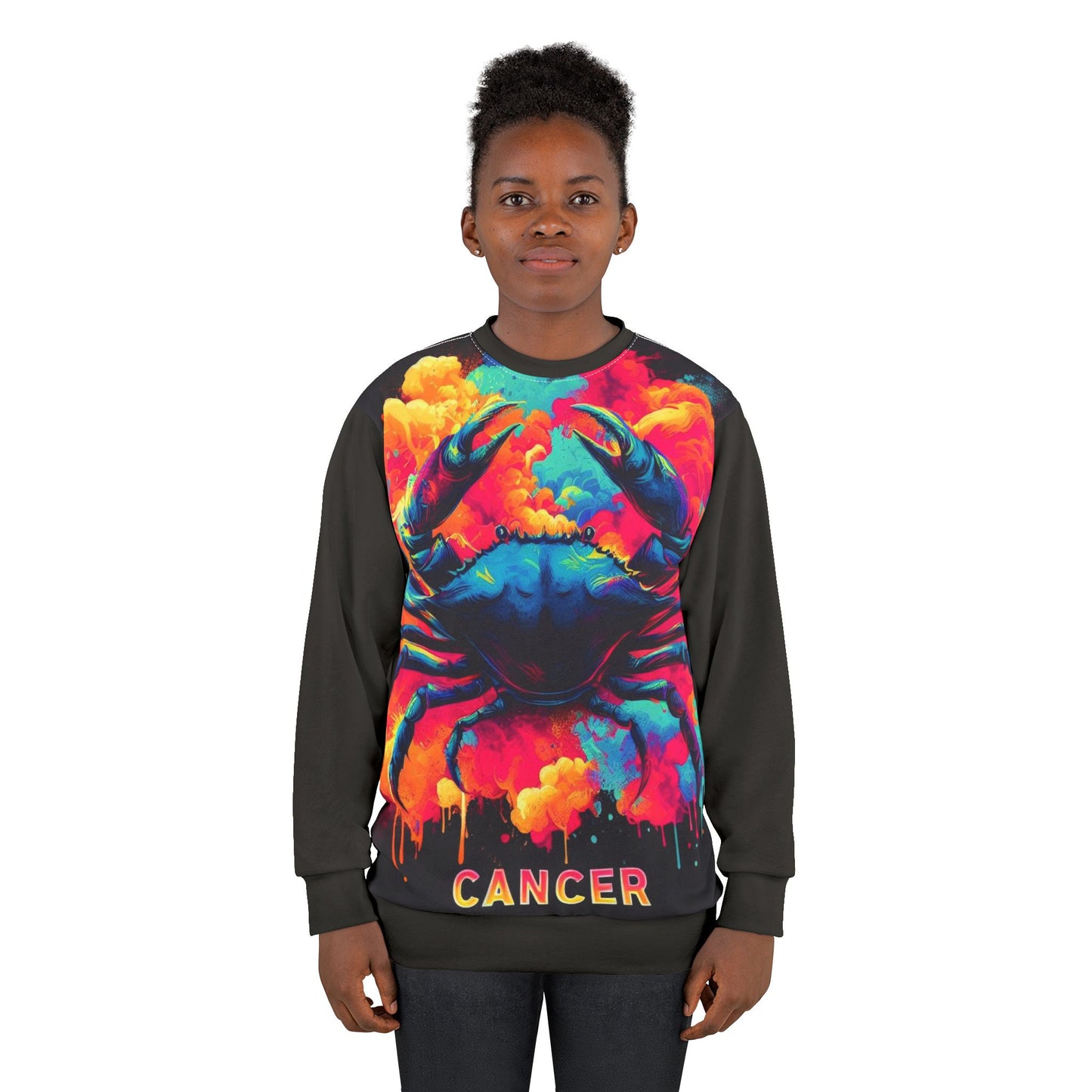 Zodiac Sweatshirt Cancer (AOP)
