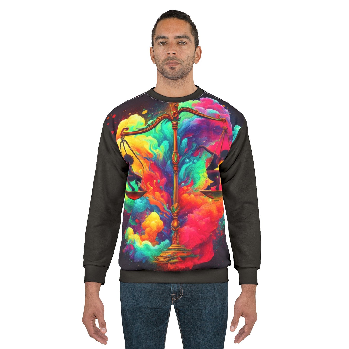 Zodiac Sweatshirt - Libra (AOP)