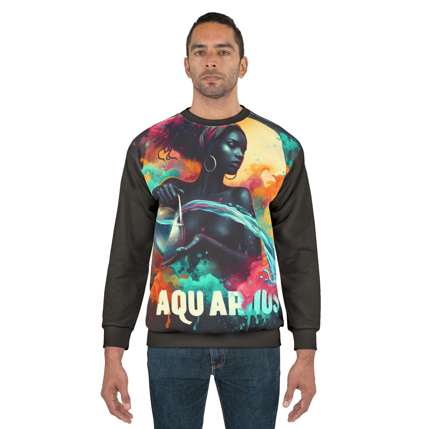 Zodiac Sweatshirt - Aquarius (AOP)