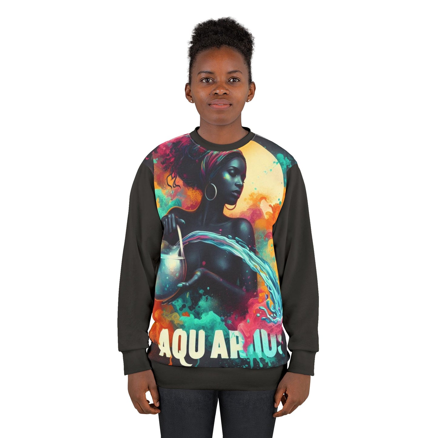 Zodiac Sweatshirt - Aquarius (AOP)