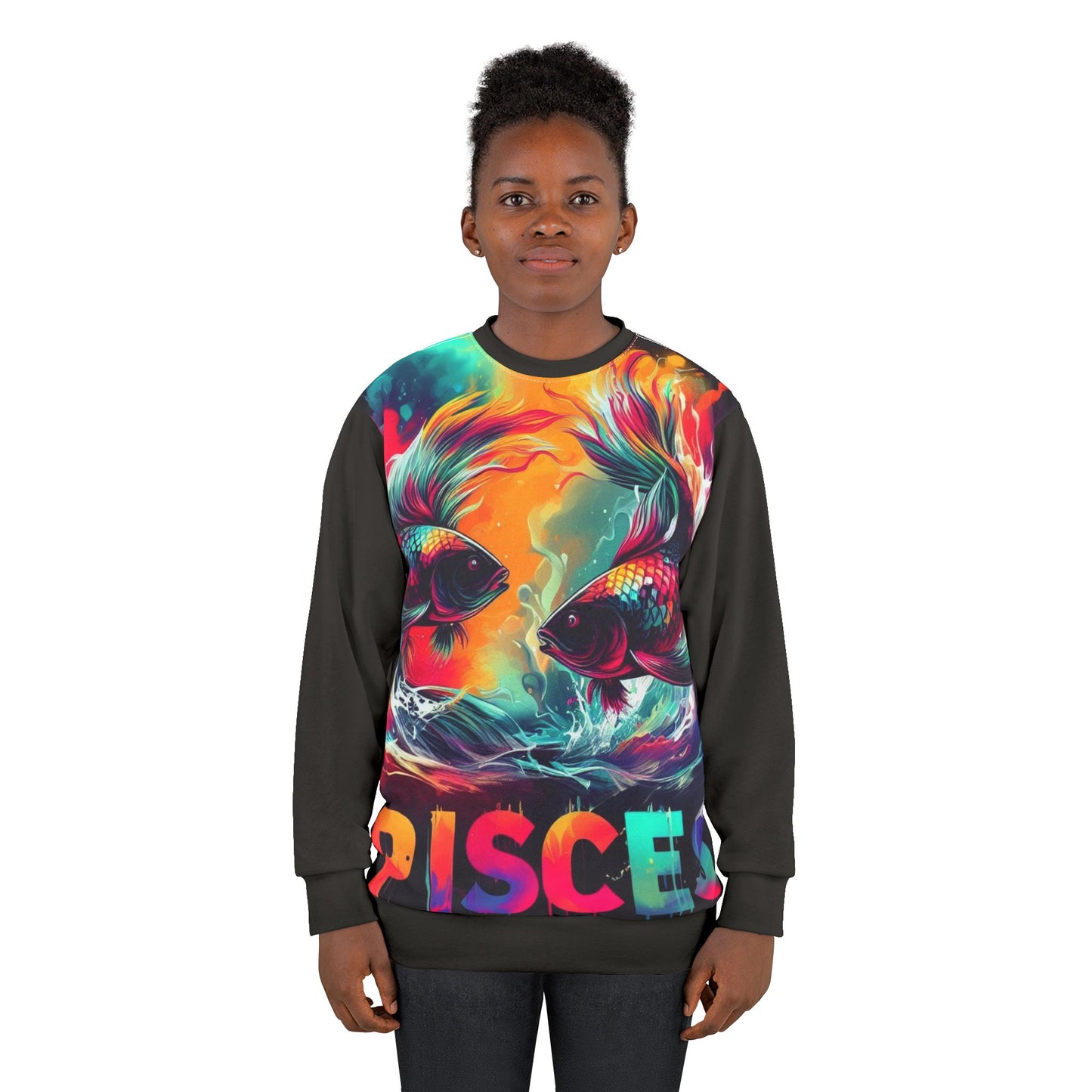 Zodiac Sweatshirt - Pisces (AOP)