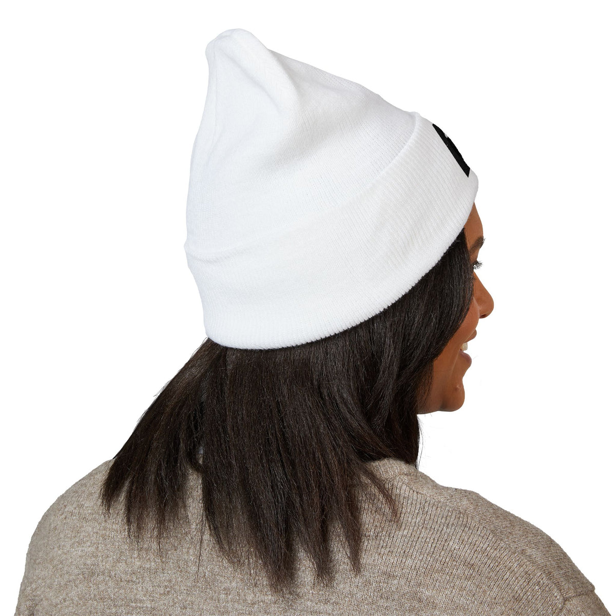Embroidered 'K' Logo Cuffed Beanie - Classic Knit Winter Hat