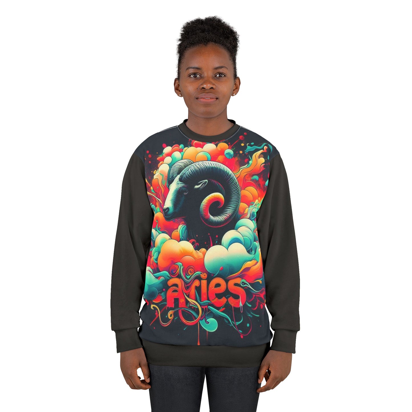 Zodiac Sweatshirt - Aries (AOP)