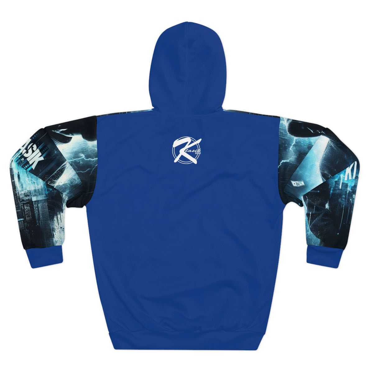 Klasik Urban Streetwear Hoodie — Graphic Pullover with Masked DJ Design