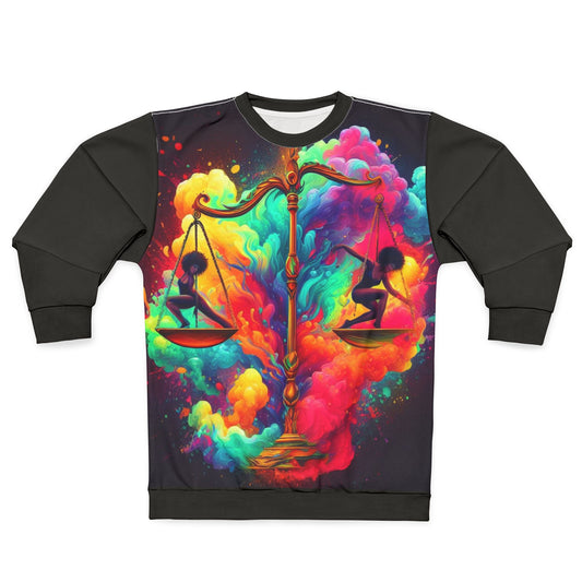 Zodiac Sweatshirt - Libra (AOP)