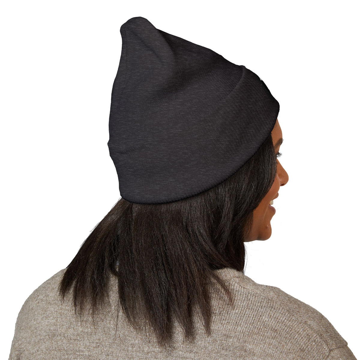 Embroidered 'K' Logo Cuffed Beanie - Classic Knit Winter Hat