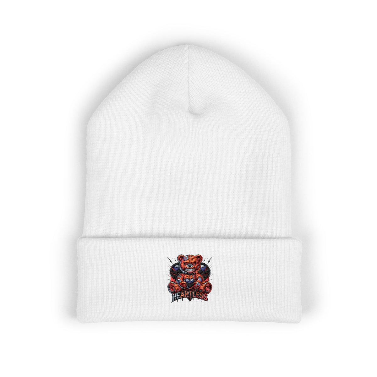 Embroidered Tiger Cuffed Beanie — Cozy Streetwear Knit Hat