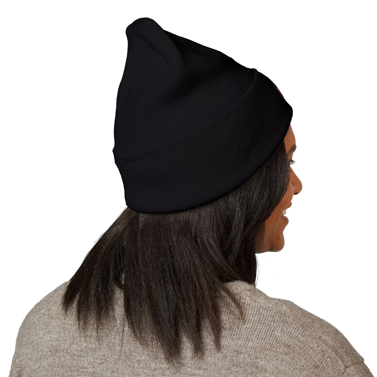 Embroidered Tiger Cuffed Beanie — Cozy Streetwear Knit Hat