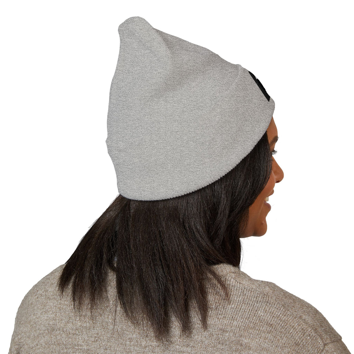 Embroidered 'K' Logo Cuffed Beanie - Classic Knit Winter Hat