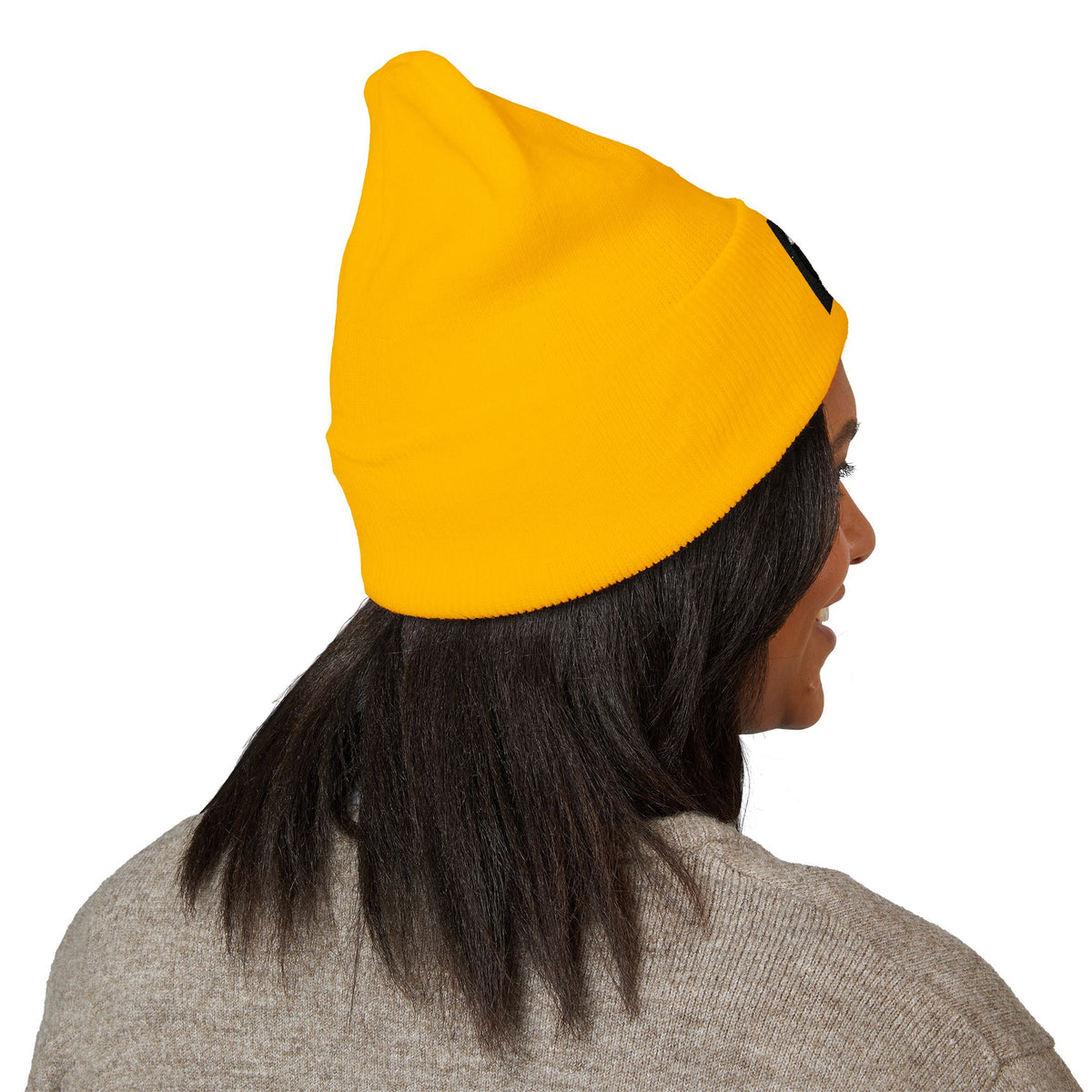 Embroidered 'K' Logo Cuffed Beanie - Classic Knit Winter Hat